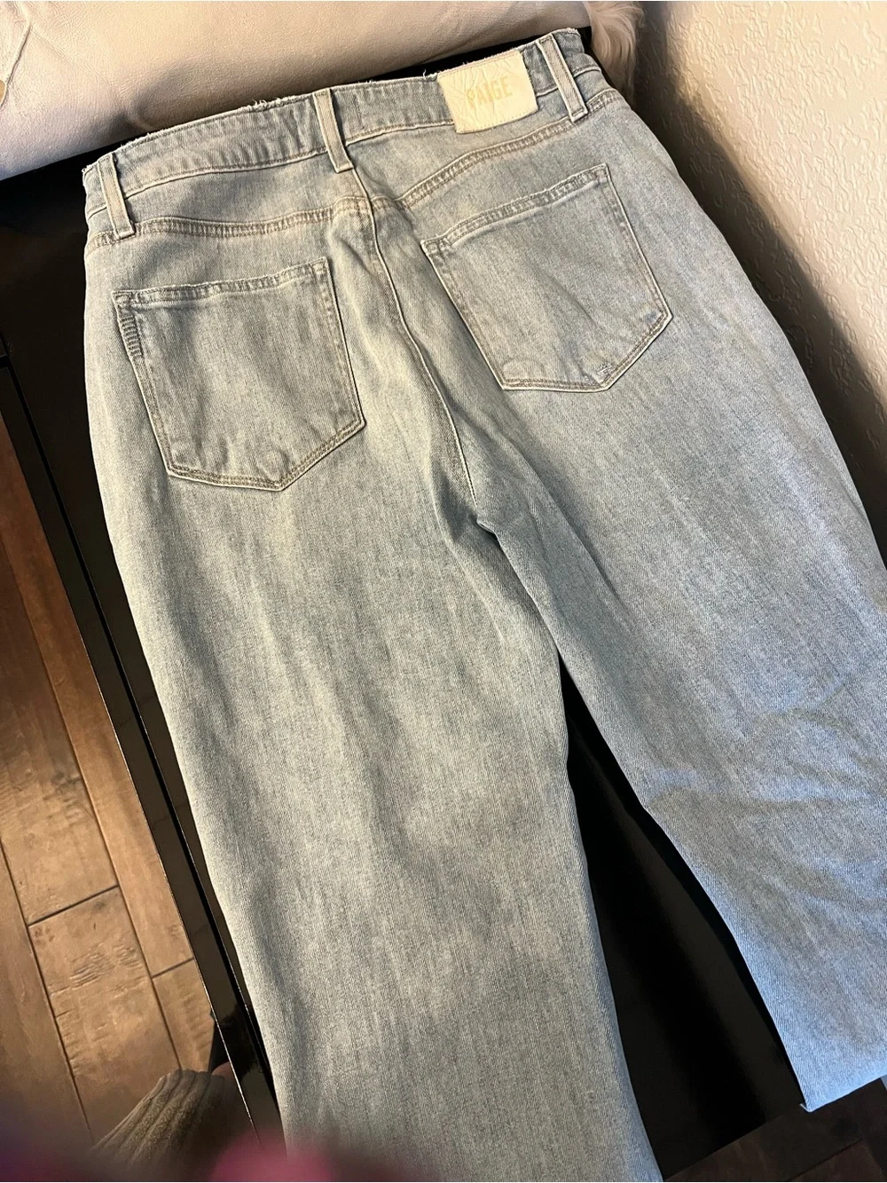 PAIGE Light Blue Ripped Skinny Women's Jeans Slim Fit